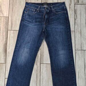 Men's Lucky Brand 181 Relaxed Straight Leg Dark Denim Jean 34x30 NEW